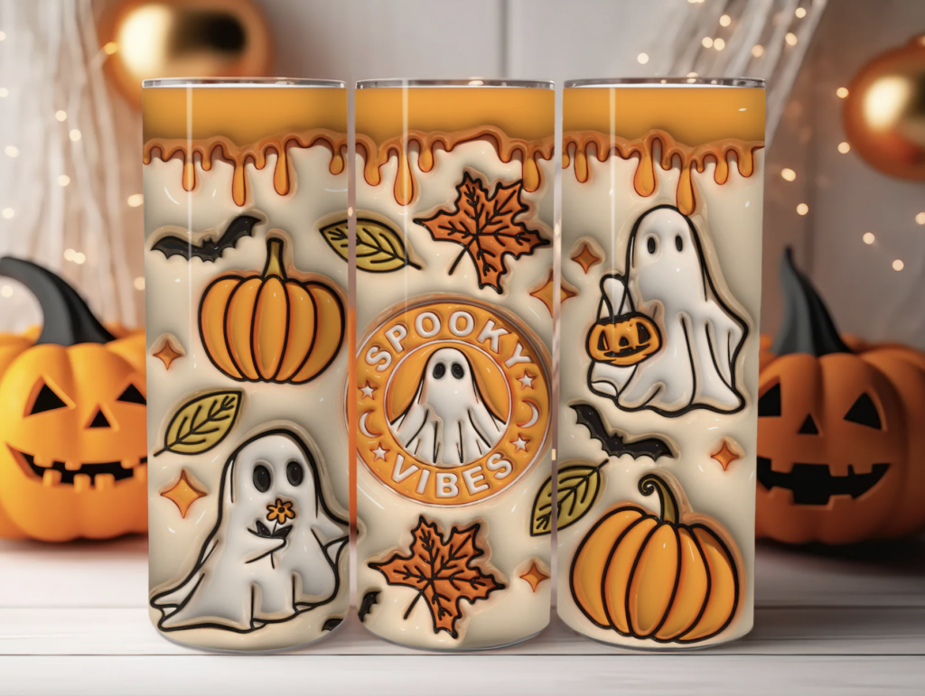 Halloween Spooky vibes tumbler gifts